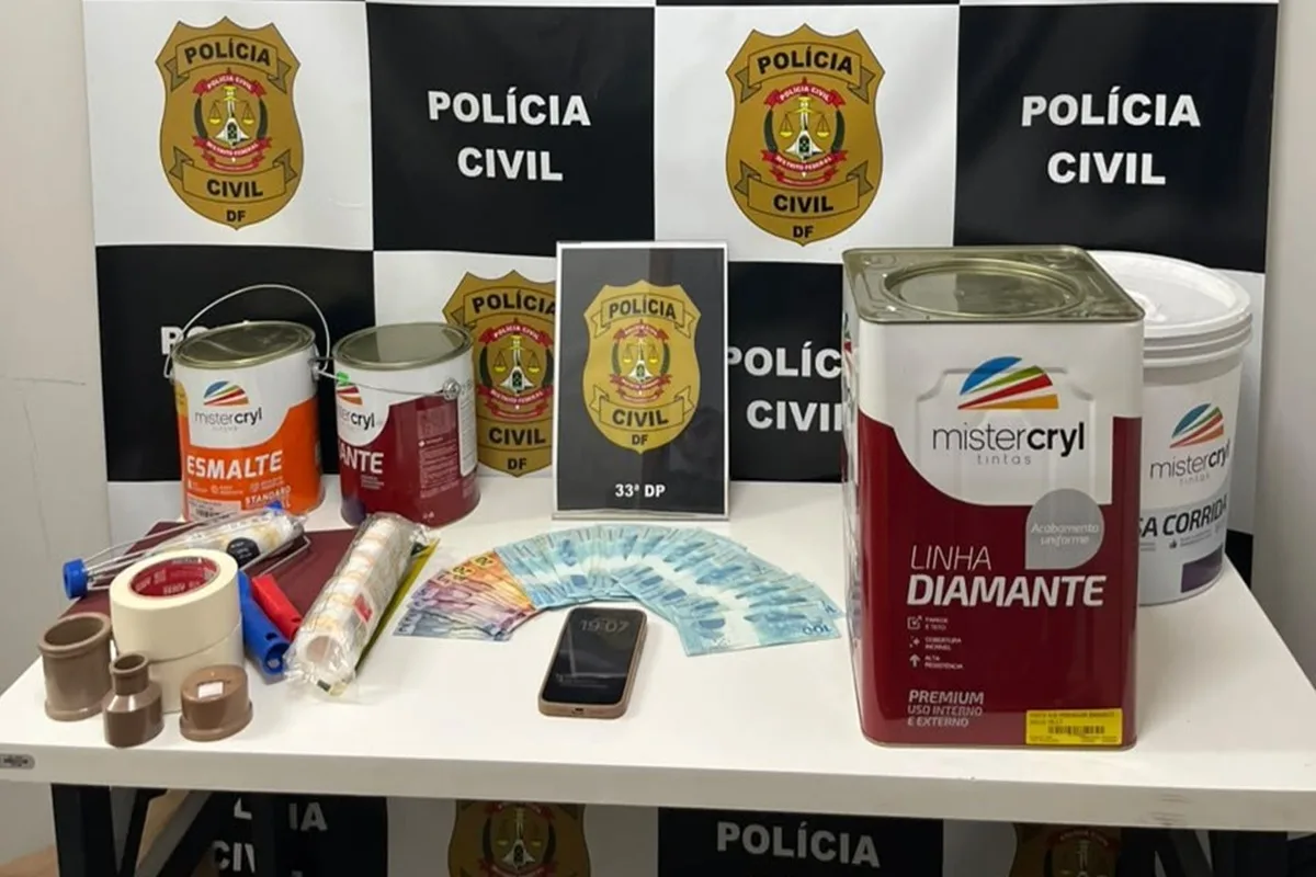 PCDF prende homem que comprou materiais de construção com notas falsas em Santa Maria