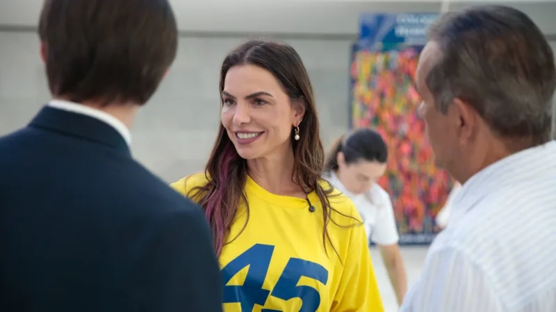 Paula Belmonte diz esperar chegar ao segundo turno e promete cuidado com o ser humano