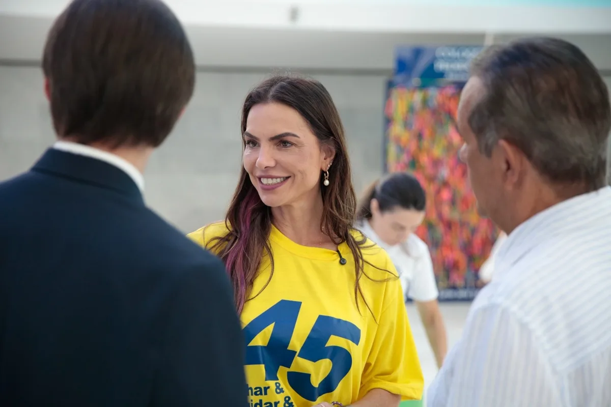 Paula Belmonte diz esperar chegar ao segundo turno e promete cuidado com o ser humano