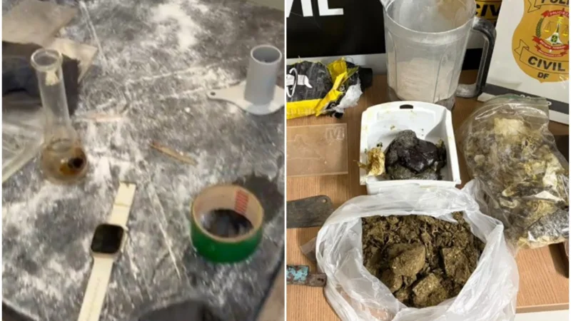 PCDF estoura laboratório de refino de drogas no Jardim Botânico