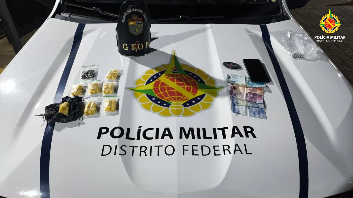 PMDF prende homem por tráfico de drogas e apreende entorpecentes sintéticos em Vicente Pires