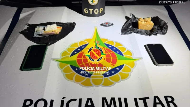 PMDF prende homem por tráfico e apreende cocaína e crack na Estância III