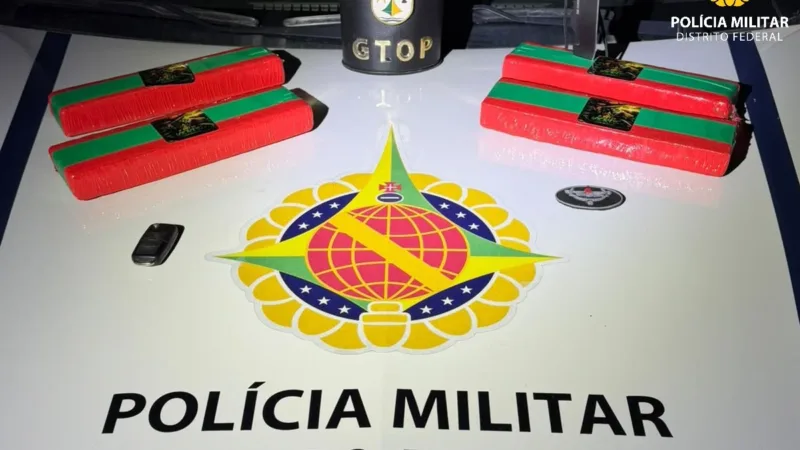 PMDF prende homem e apreende quase 4 kg de maconha em Arapoanga