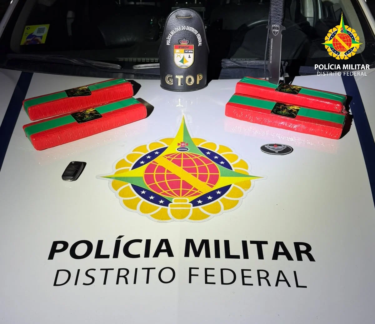 PMDF prende homem e apreende quase 4 kg de maconha em Arapoanga