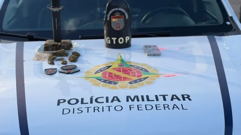 PMDF prende homem com skunk no porta-luvas por tráfico de drogas no Recanto das Emas