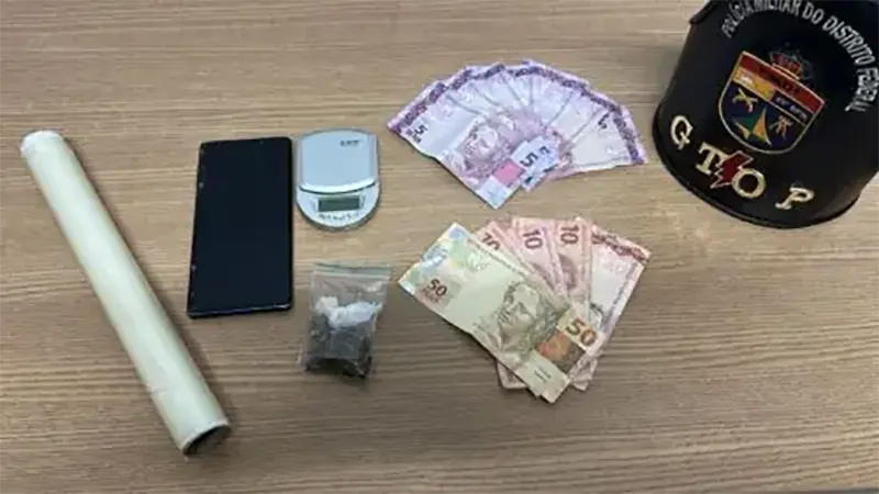 PMDF apreende drogas e detém suspeito durante patrulhamento na Vila Cauhy